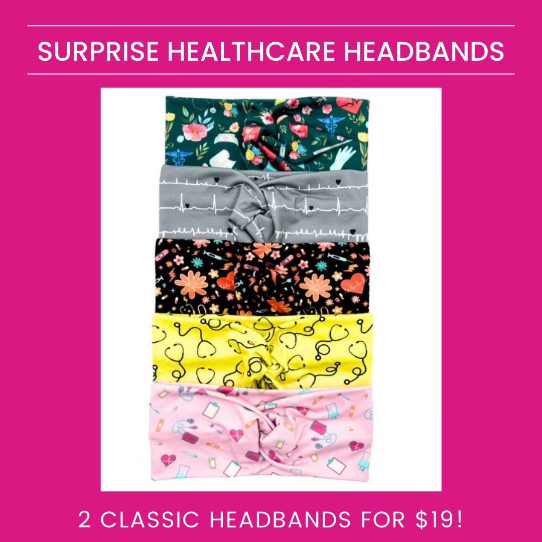 2 Surprise Healthcare Classic Headbands