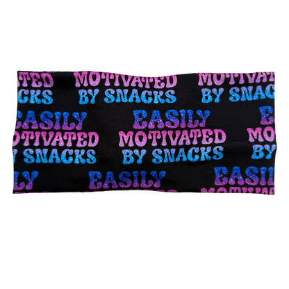 Easily Motivated By Snacks Headband