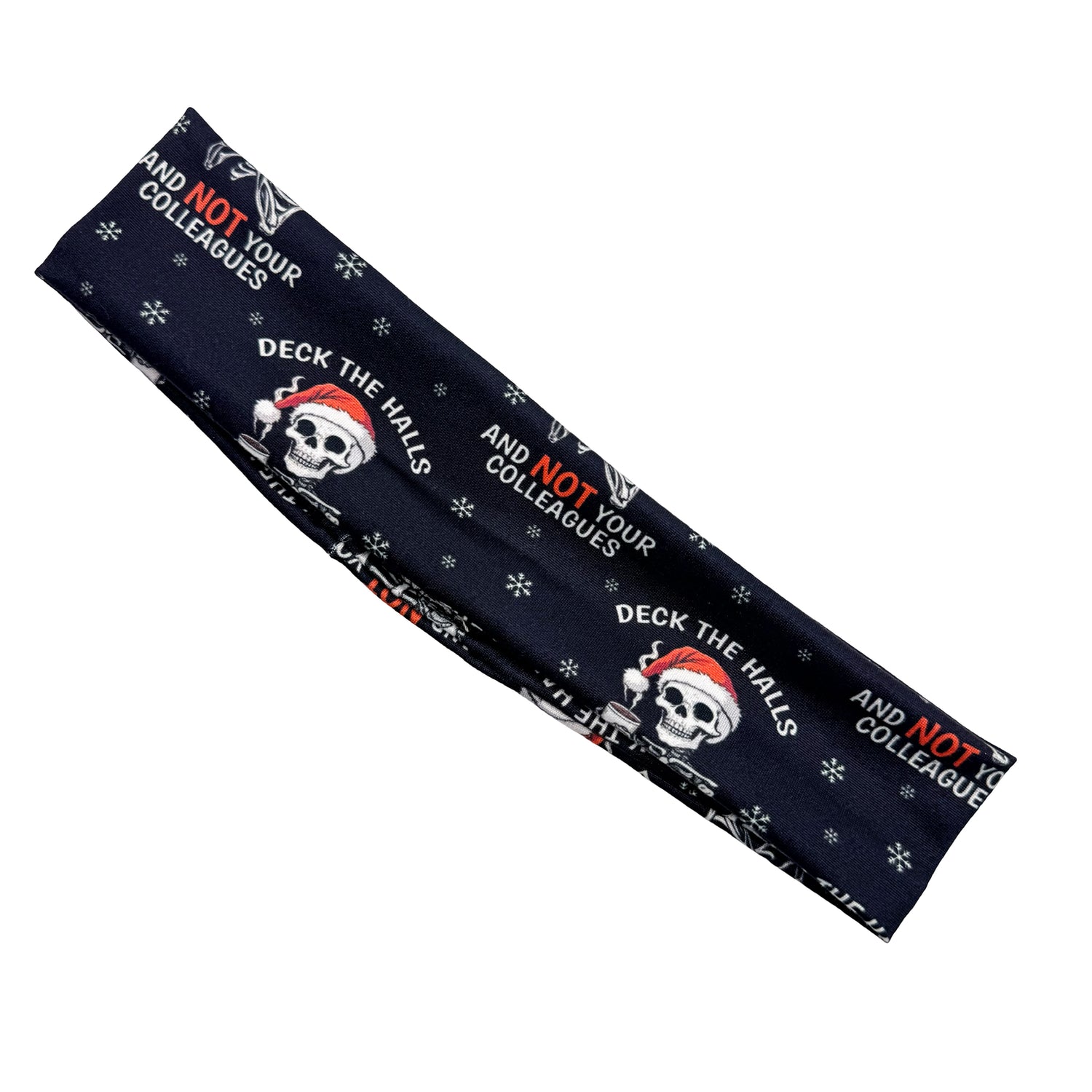 *Limited Edition* Deck The Halls And Not Your Colleagues Athletic Headband