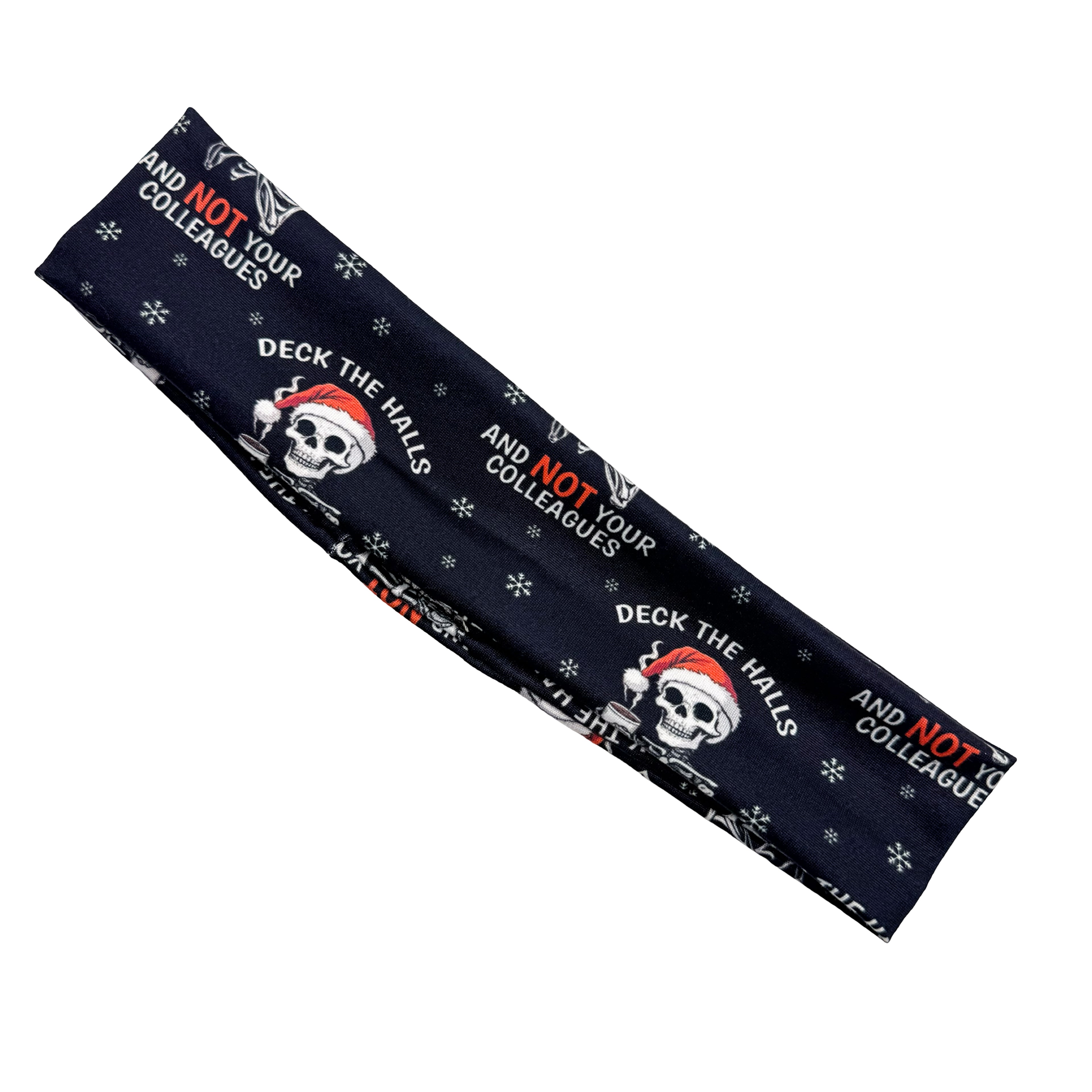 *Limited Edition* Deck The Halls And Not Your Colleagues Athletic Headband