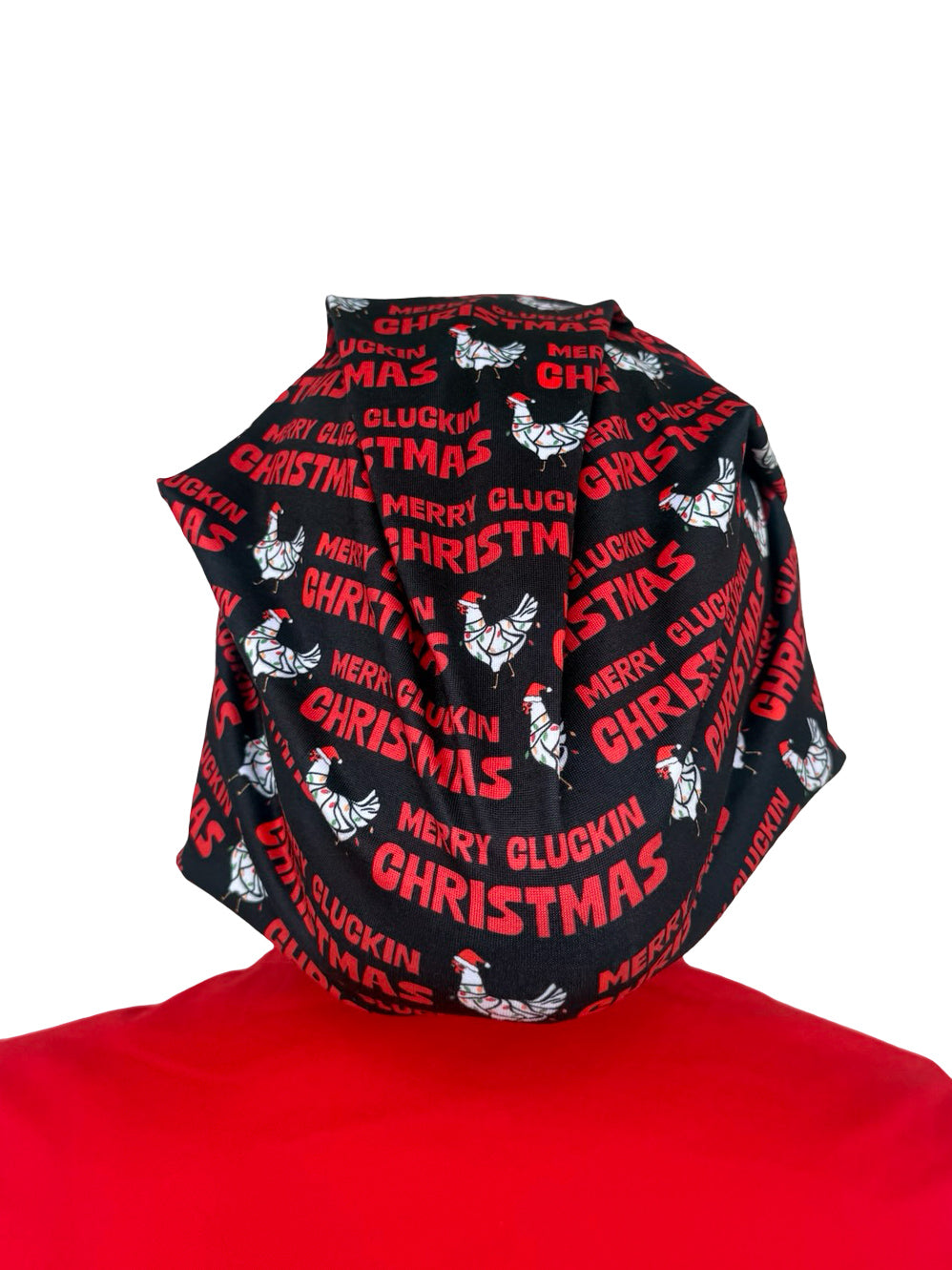 Merry Cluckin Christmas Soft Scrub Cap