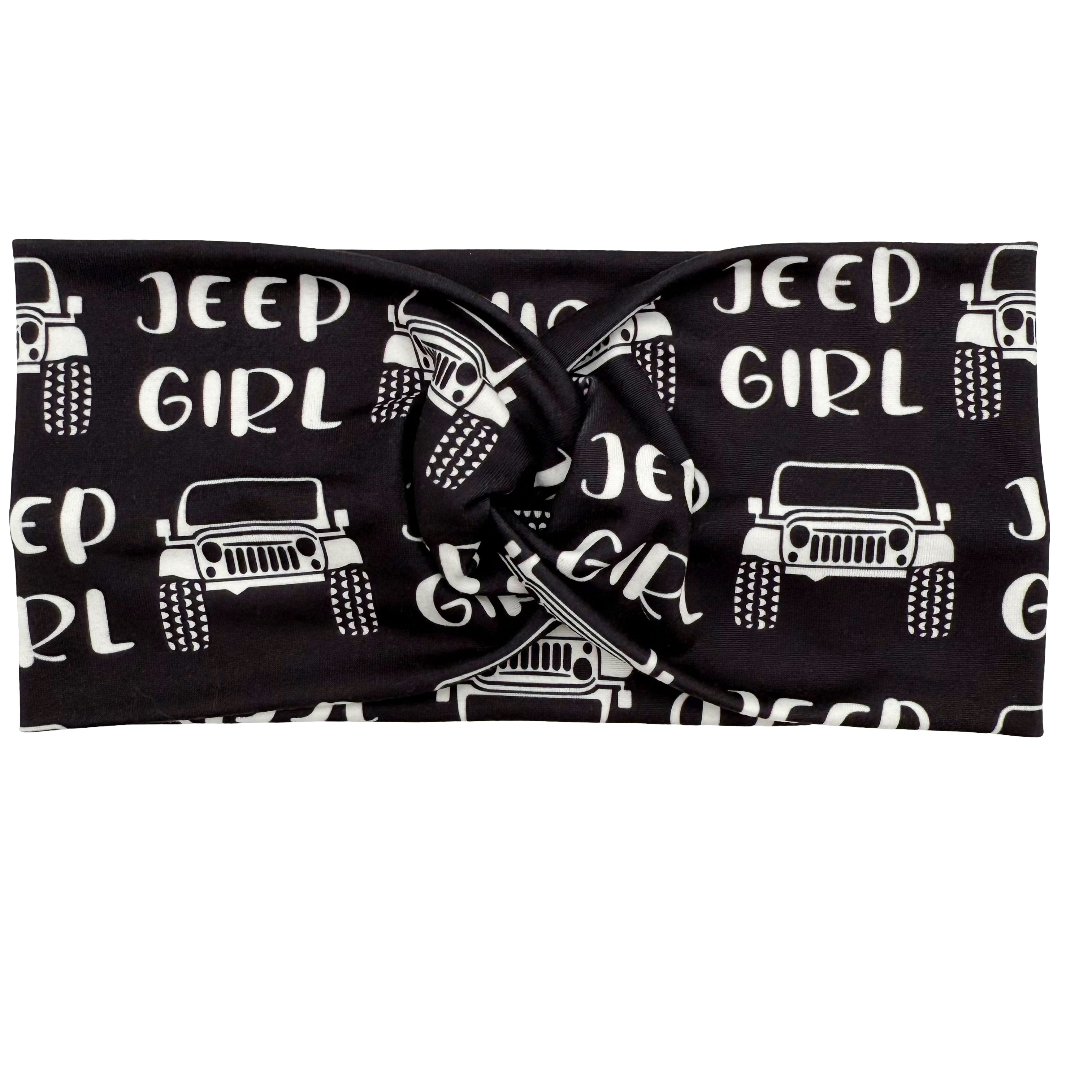 Jeep Girl - Black Headband