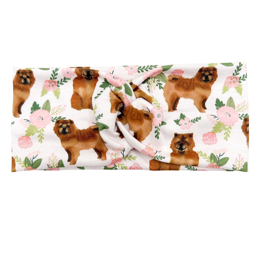 Chow Chow Floral Headband