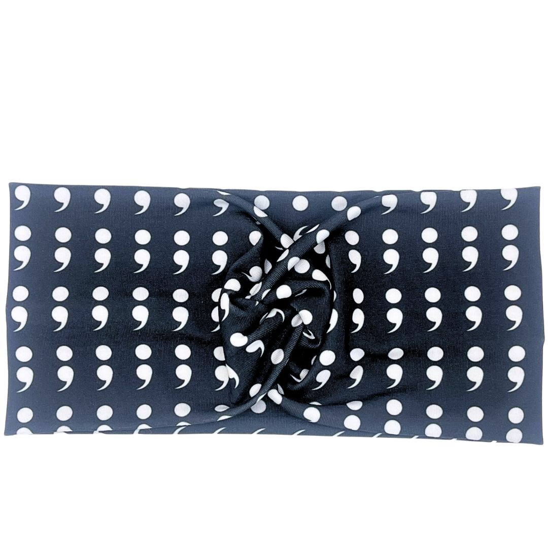 Semicolon - Mental Health Headband