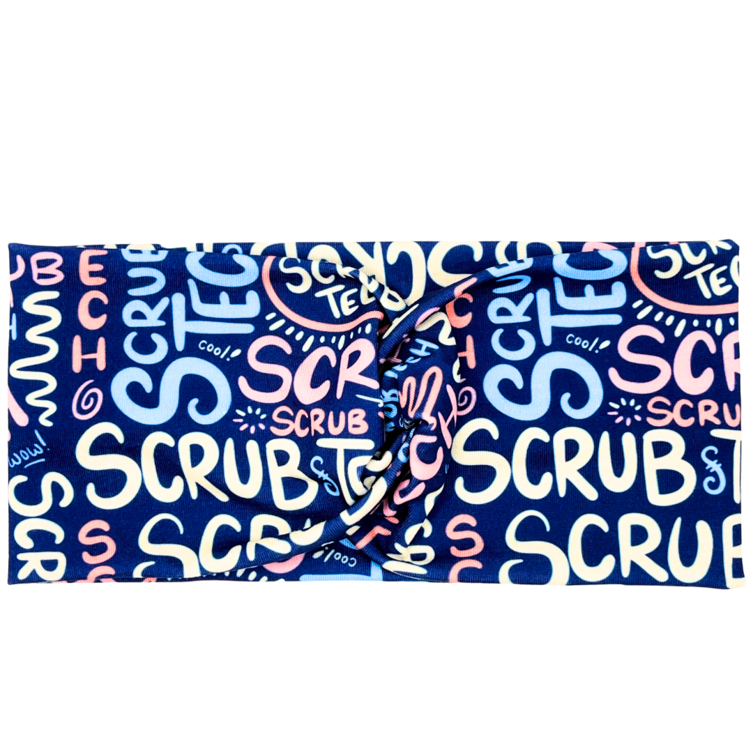 Scrub Tech Scribbles Headband