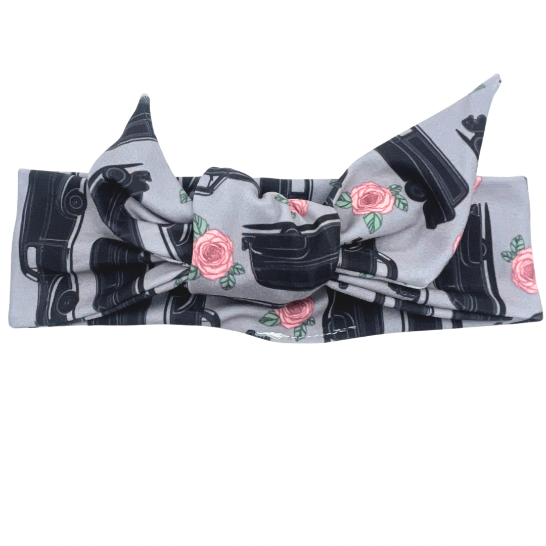 Ride Or Die Adjustable Tie Headband