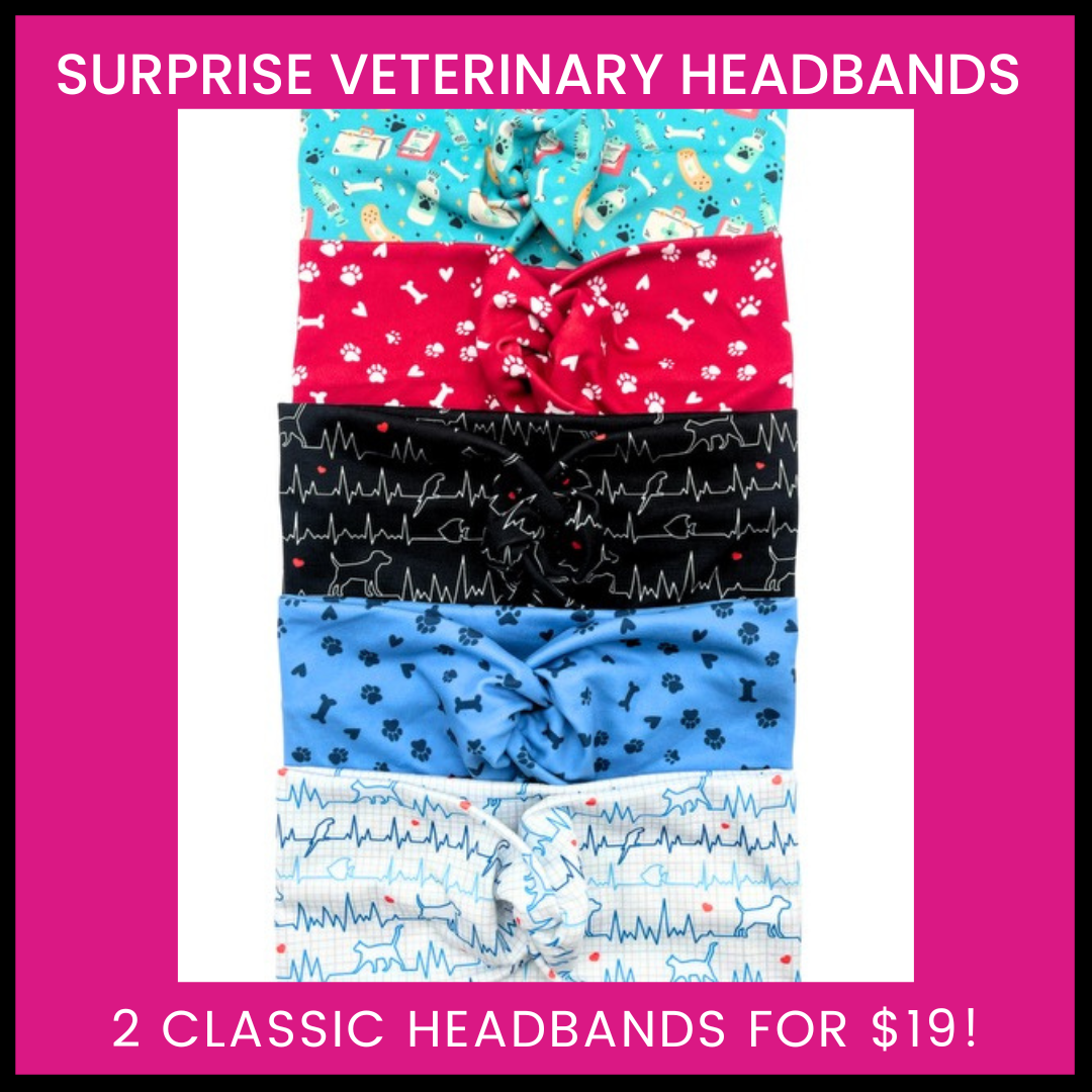 2 Surprise Vet Classic Headbands