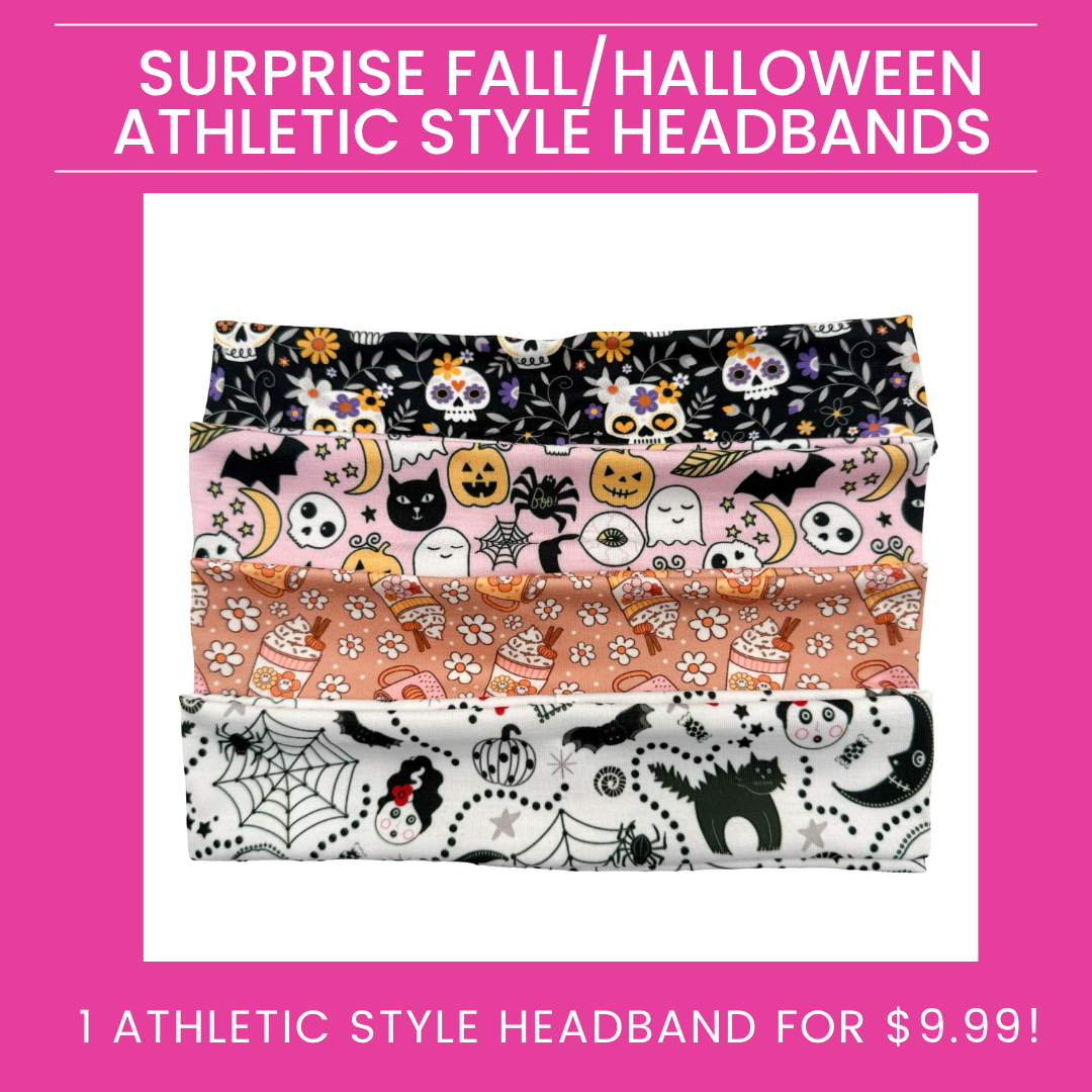 Fall/Halloween Surprise Athletic Headband