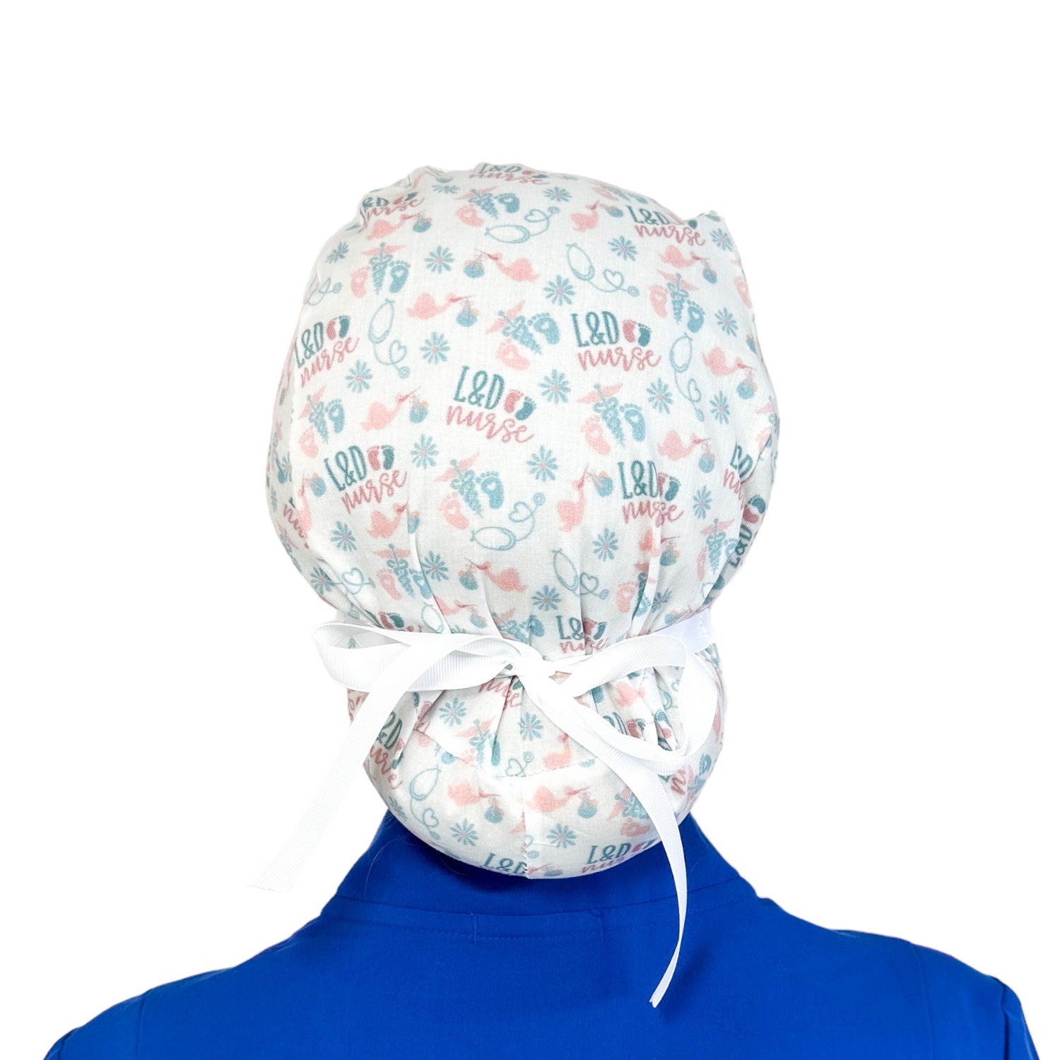 L&amp;D Nurse Pony-Tail Scrub Cap