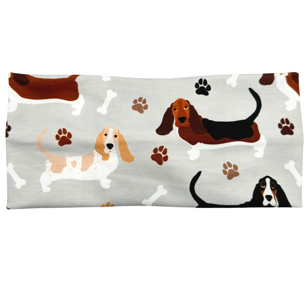 Basset Hound Dogs Headband