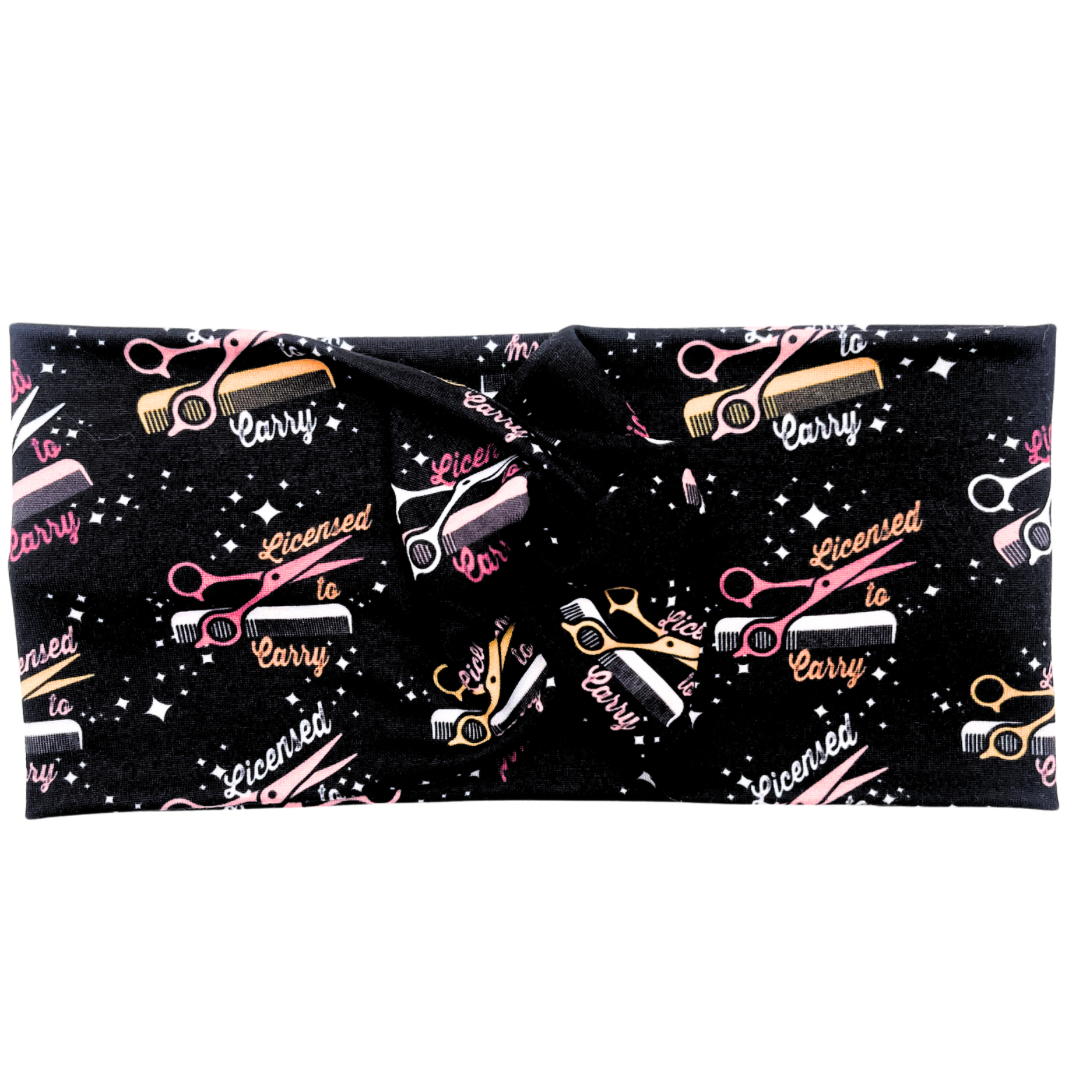 Licensed To Carry Cosmetology Headband