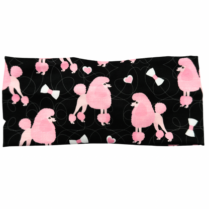 Pink Poodle Dogs Headband