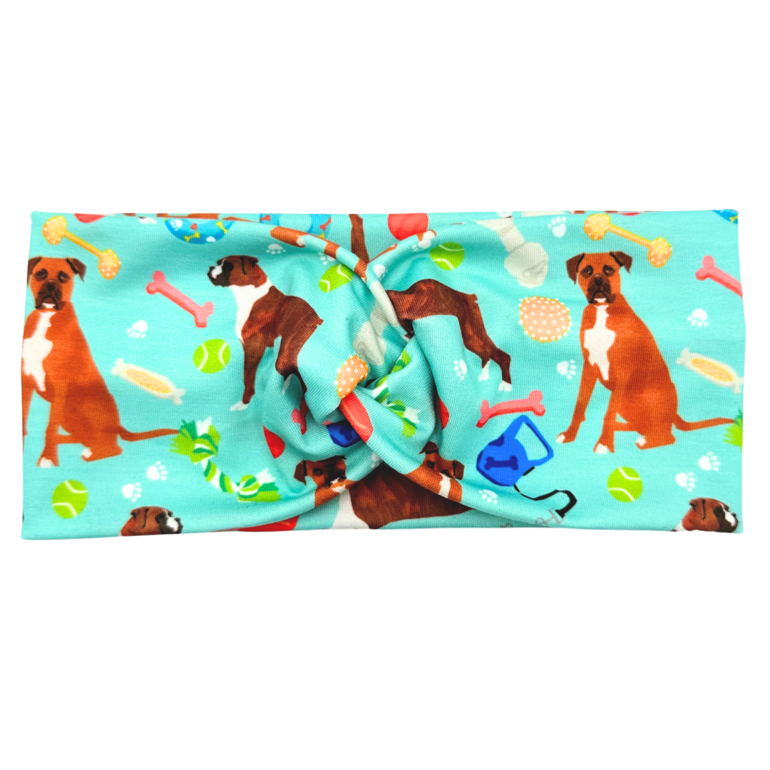 Boxer Dogs &amp; Toys Headband