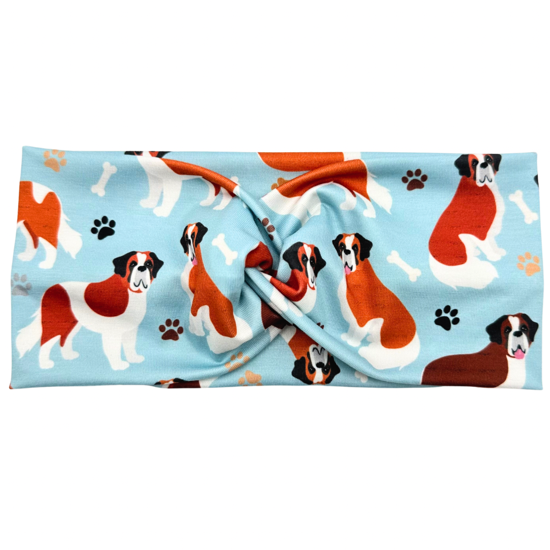Saint Bernard Dogs Headband
