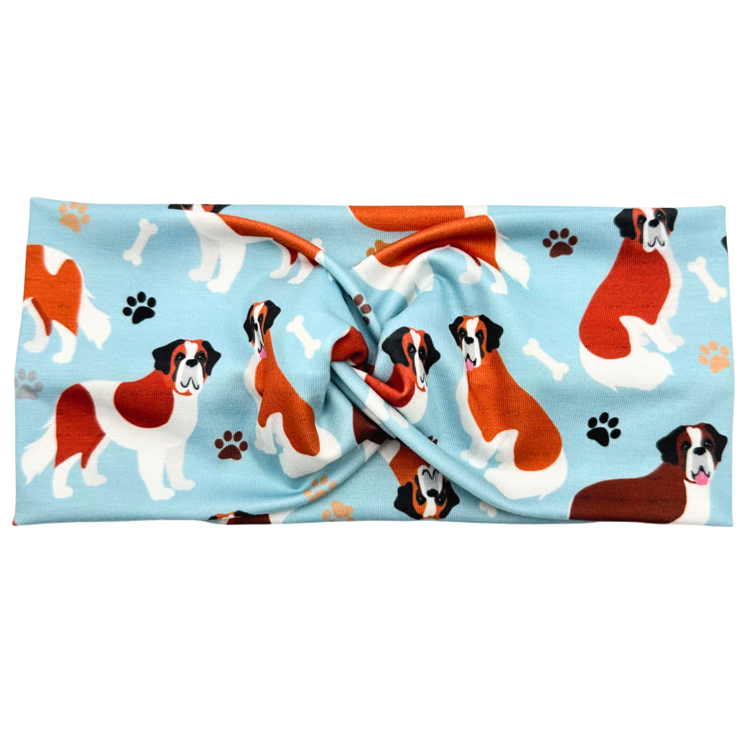 St Bernard Dogs Headband