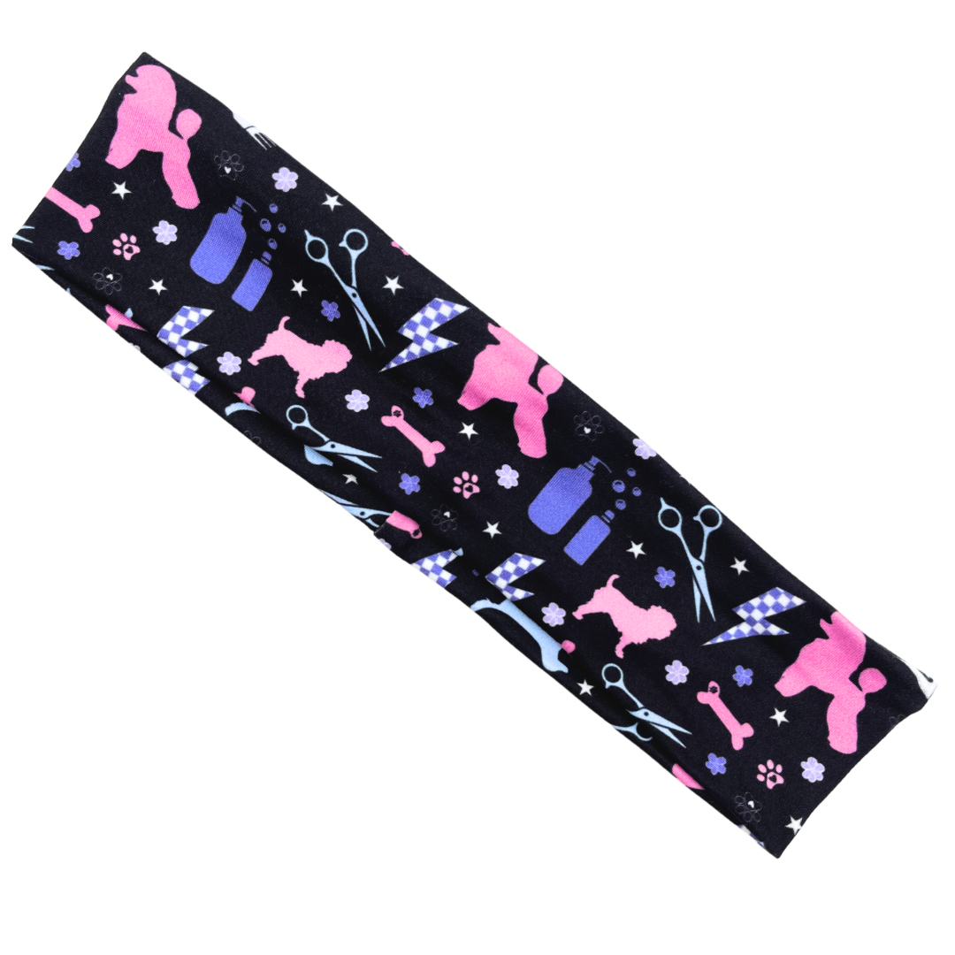Pet Groomer Supplies - Black Athletic Headband
