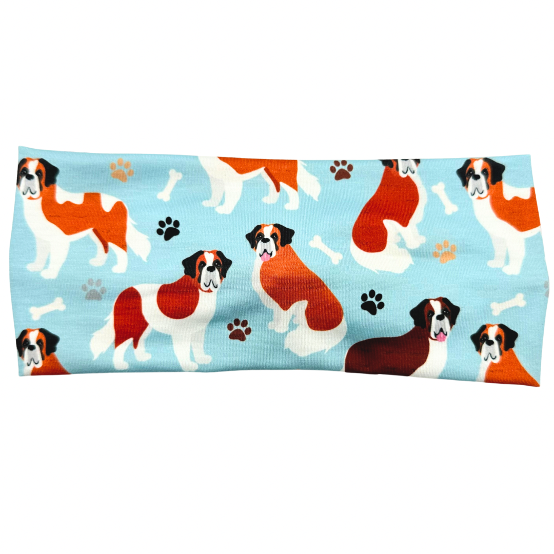 Saint Bernard Dogs Headband