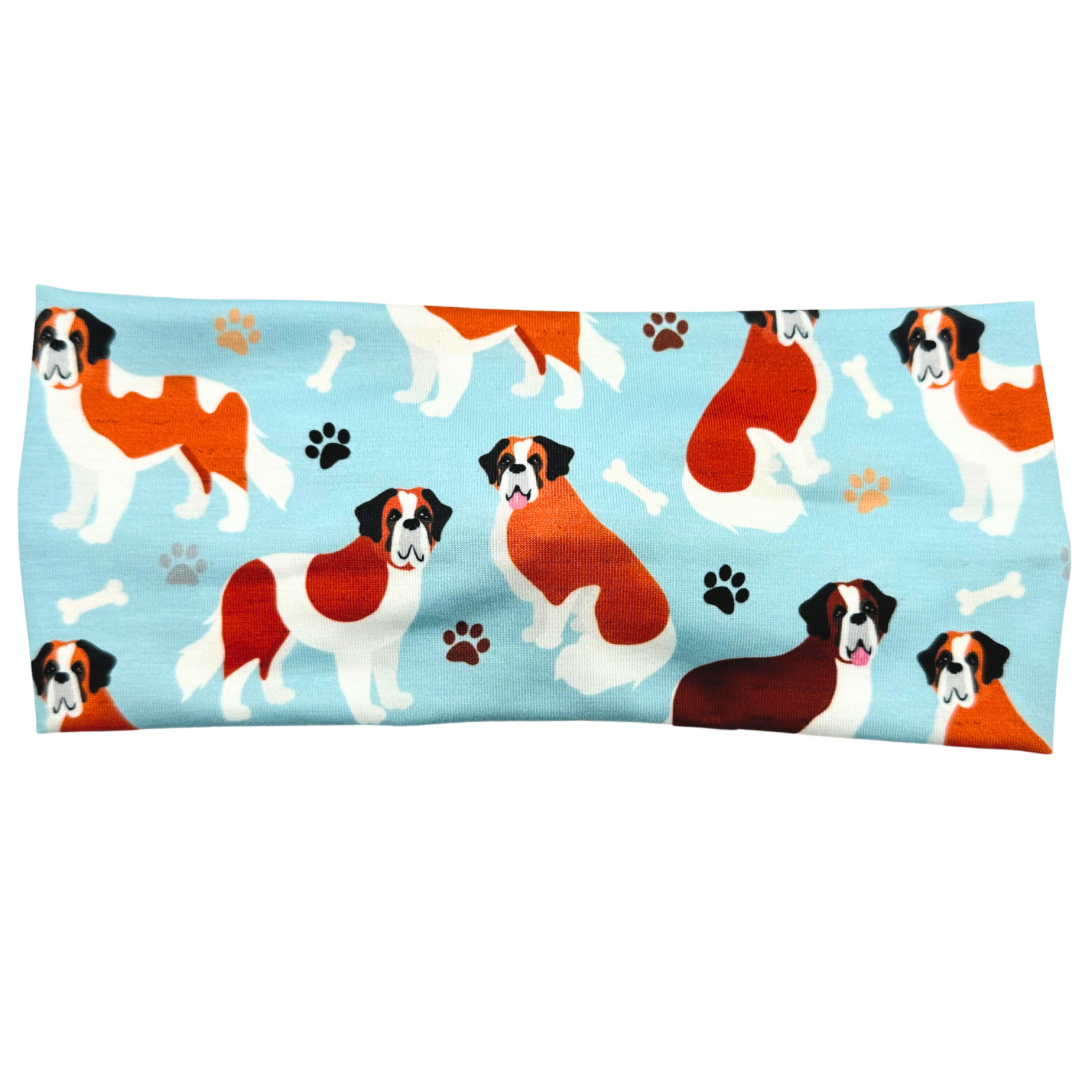 St Bernard Dogs Headband