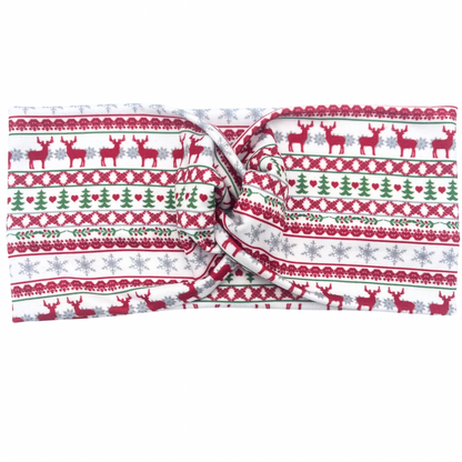 Cozy Christmas - White Headband