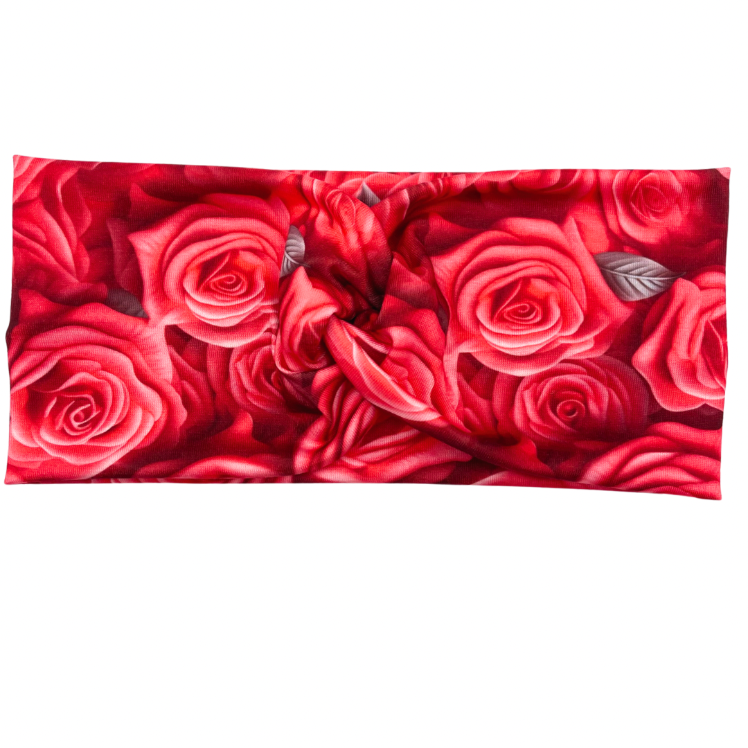 Red Roses Headband