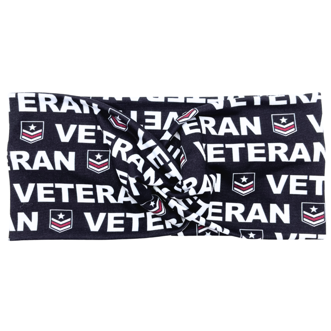 Veteran - Black Headband