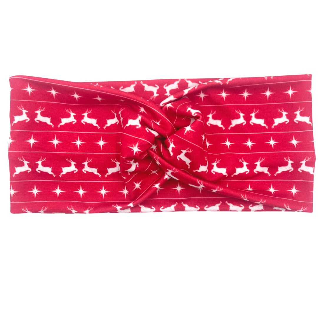 Cozy Christmas - Red Headband