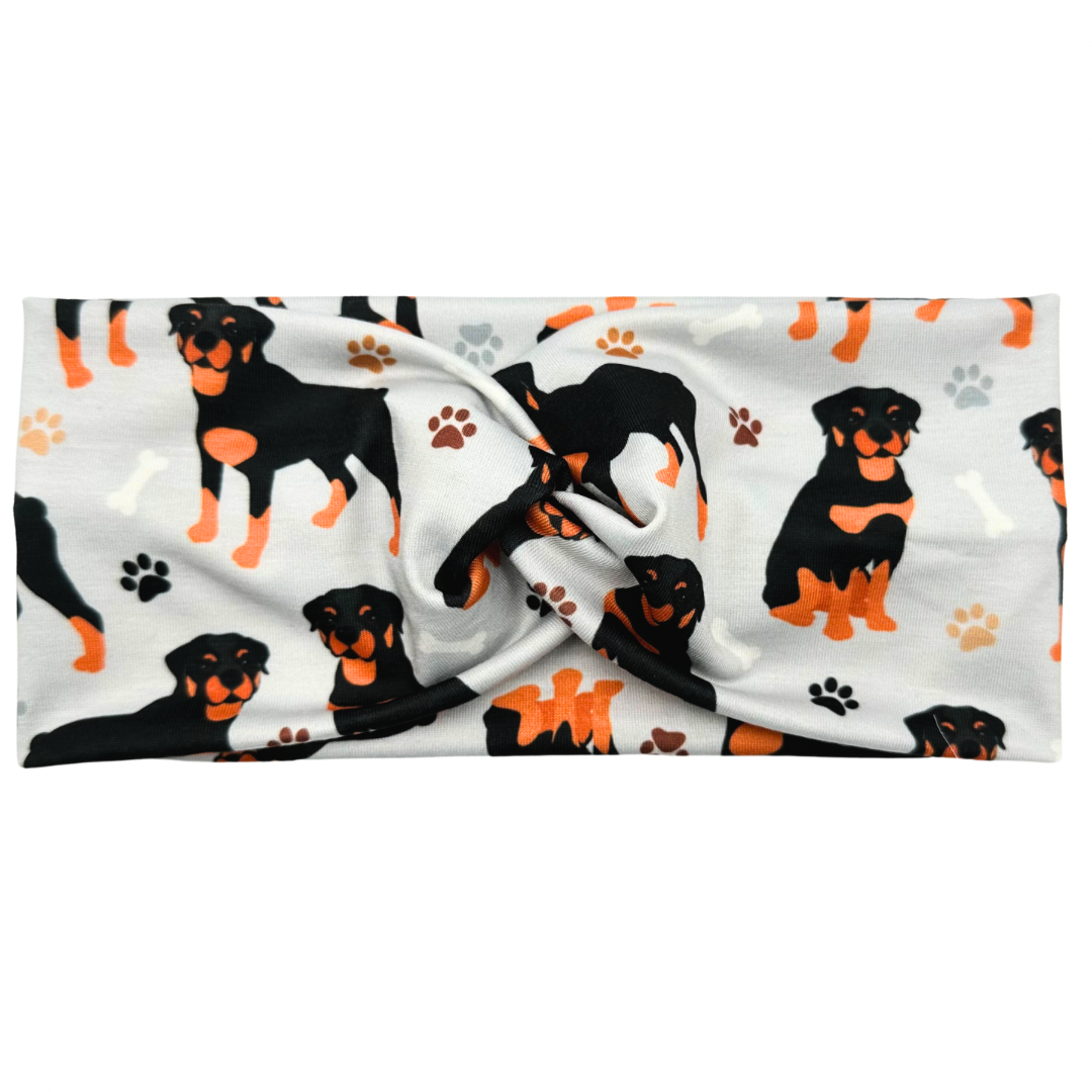 Rottweiler Dogs Headband