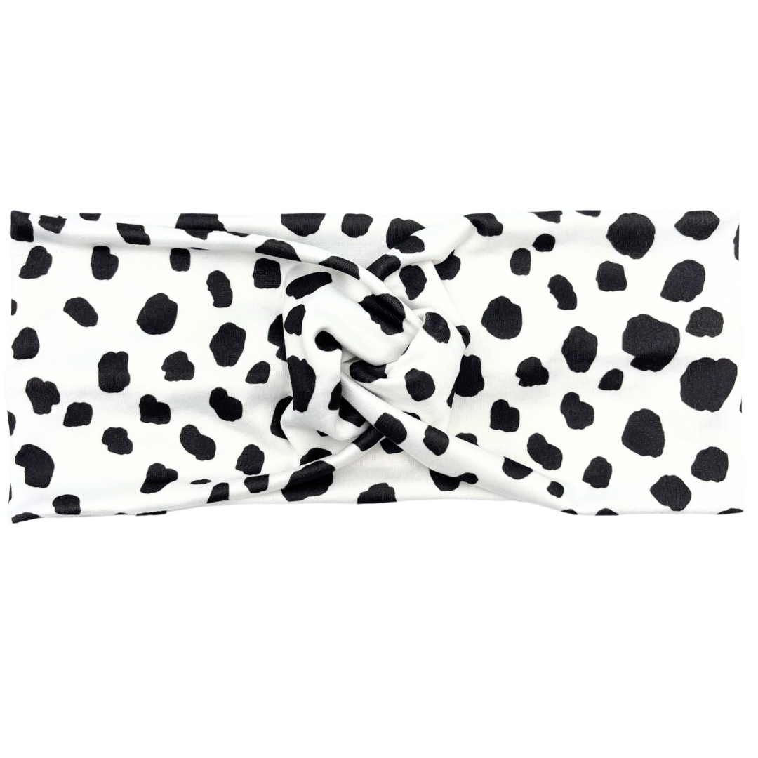 Dalmatian Print Headband