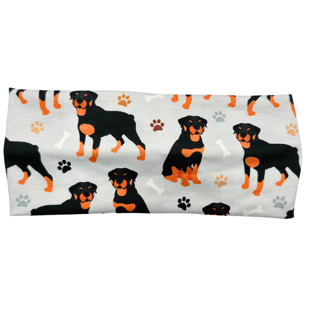 Rottweiler Dogs Headband