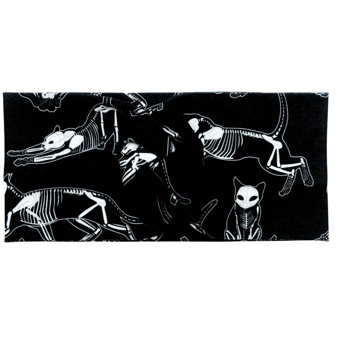 Cat Anatomy - Black Headband