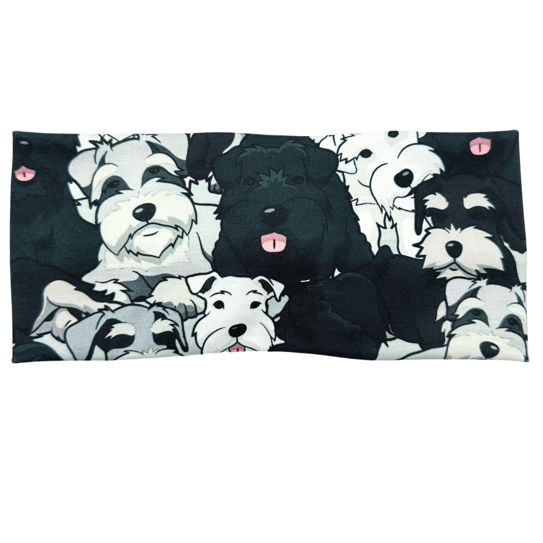 Schnauzer Dogs Headband