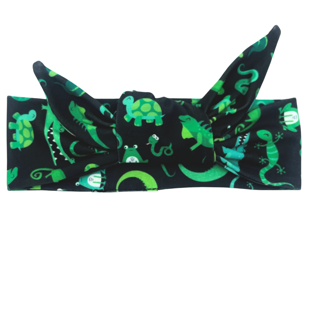 Reptiles Adjustable Tie Headband