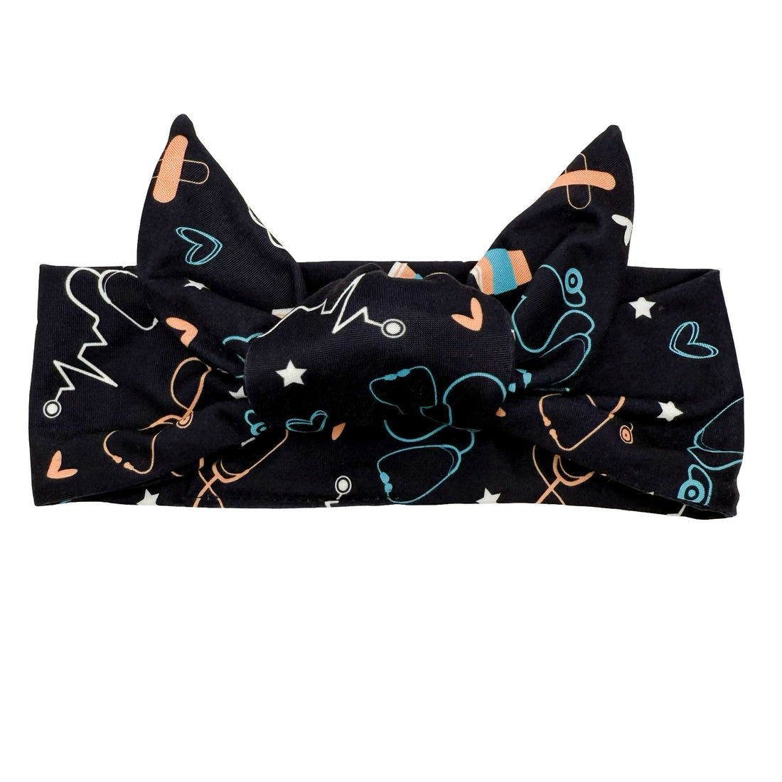 Stethoscopes &amp; Coffee - Adjustable Tie Headband