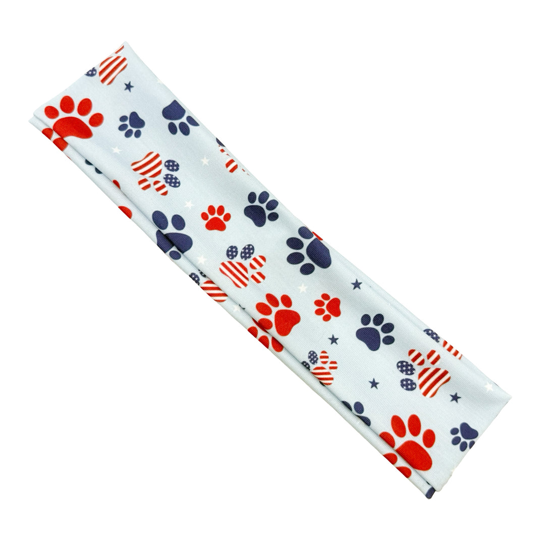 Stars &amp; Stripes Paw Print Athletic Headband