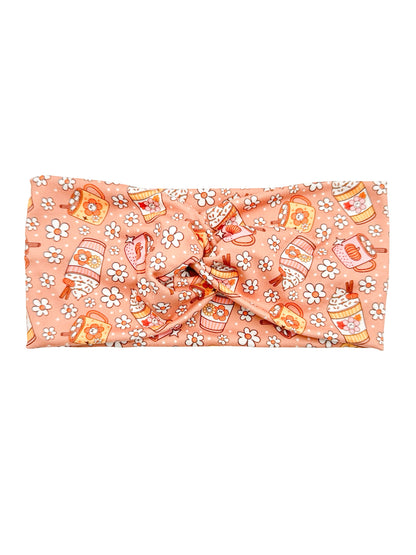 * Limited Edition* Pumpkin Spice Floral Headband