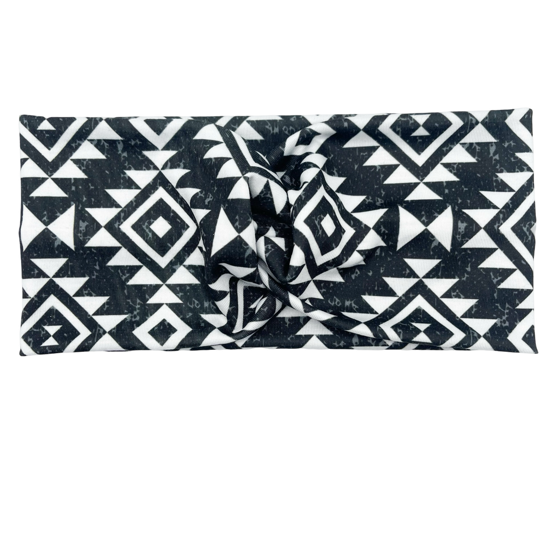 Black &amp; White Aztec Headband