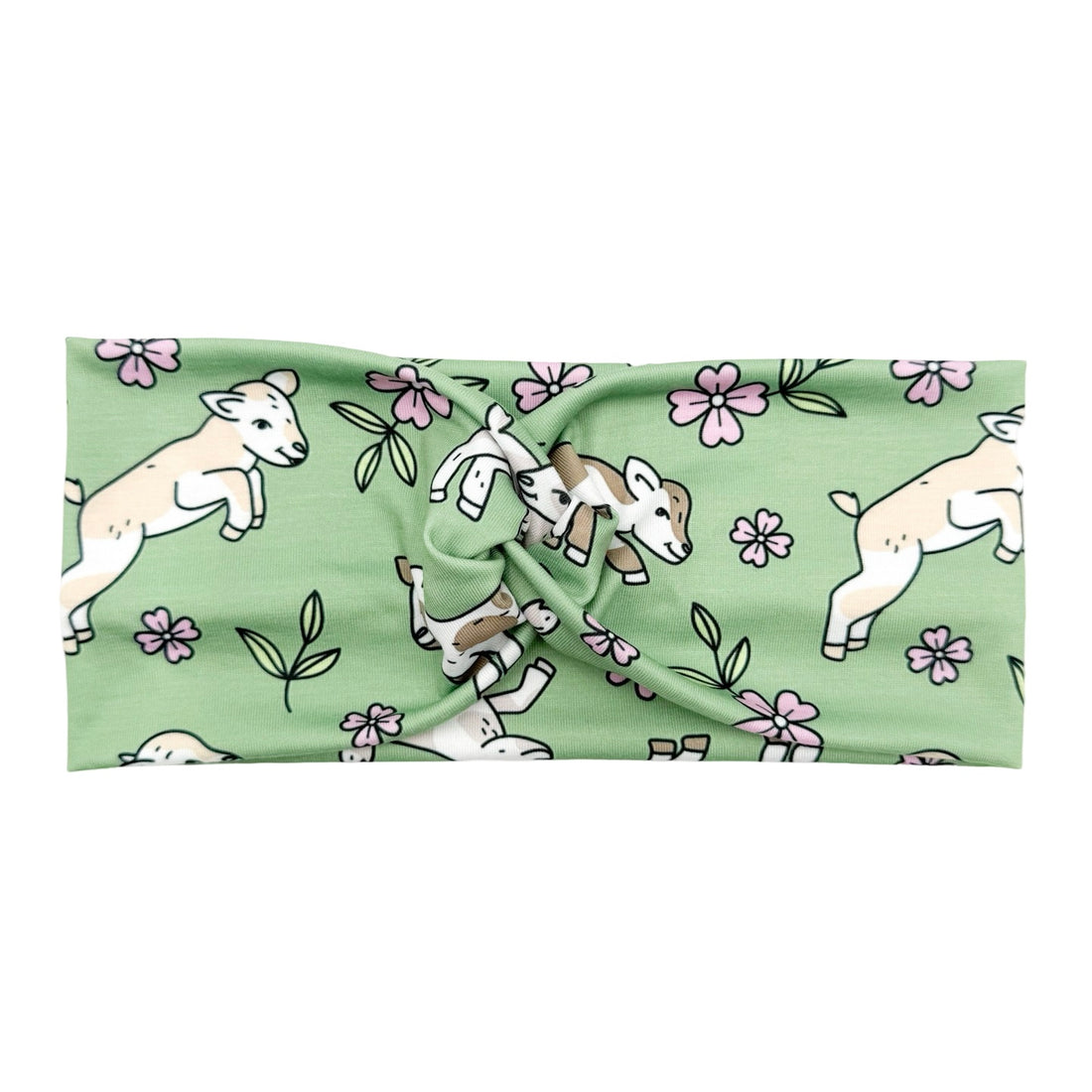 Little Goats - Green Headband
