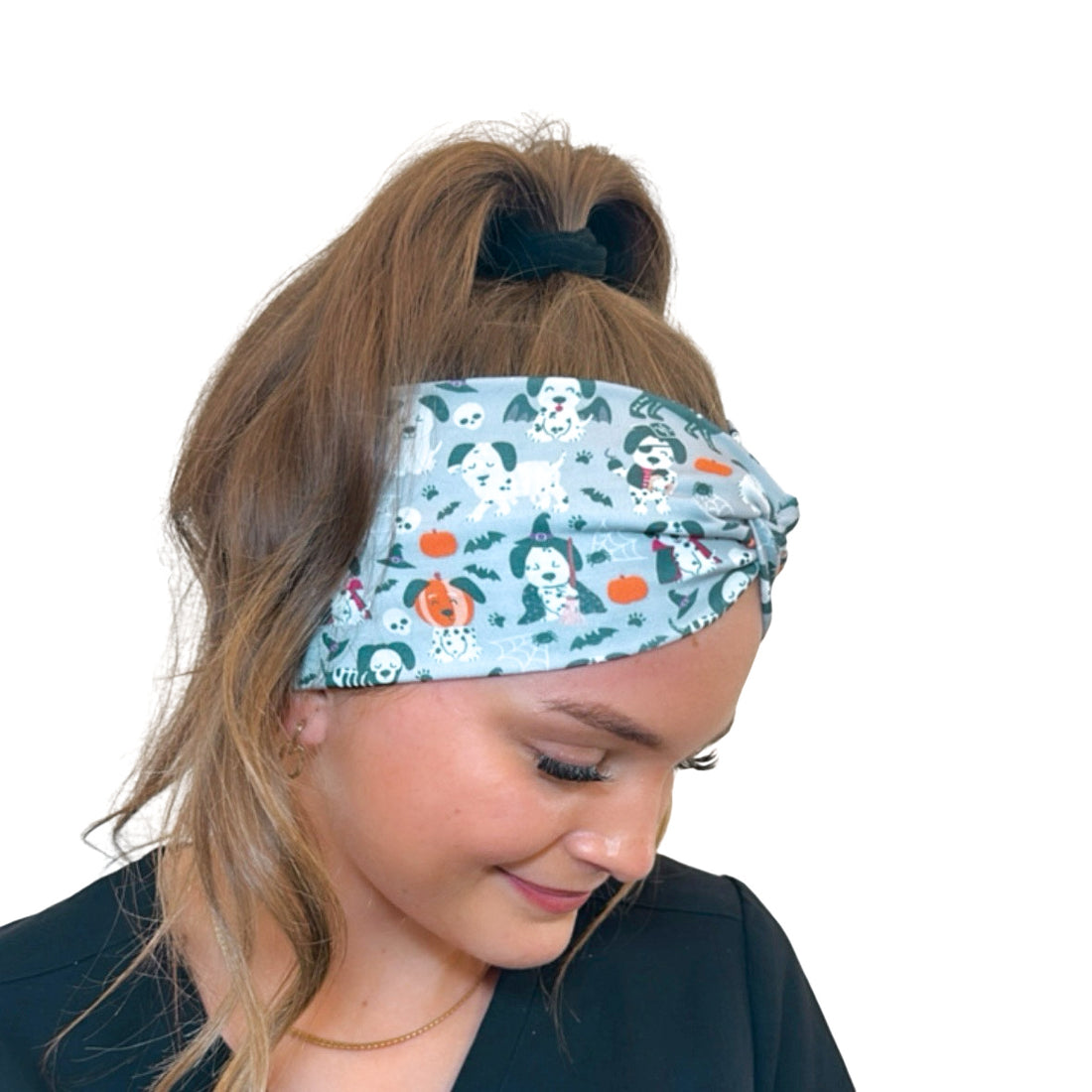 *Limited Edition* Halloween Dogs - Gray Headband