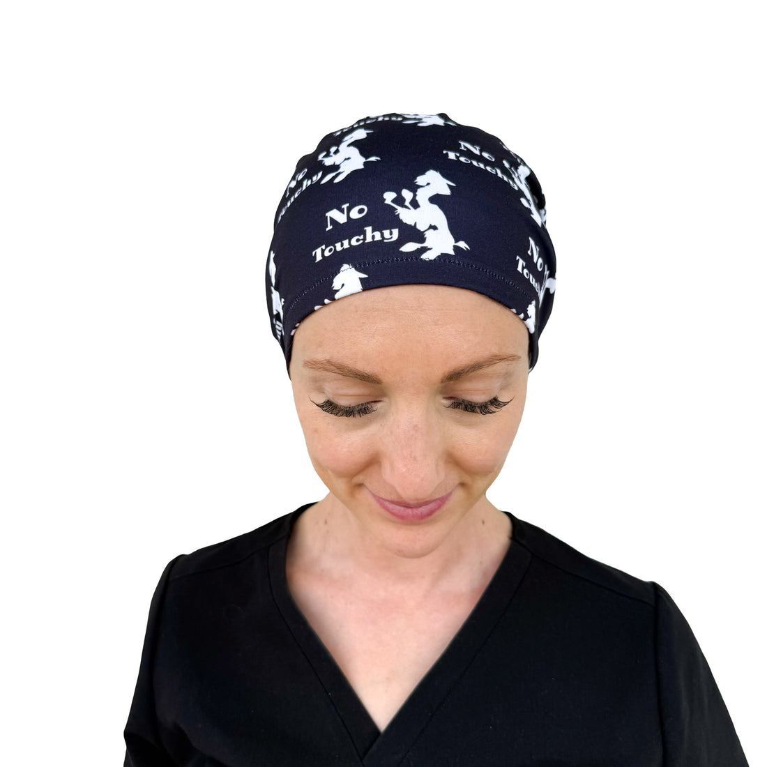 No Touchy - Soft Ponytail Scrub Cap