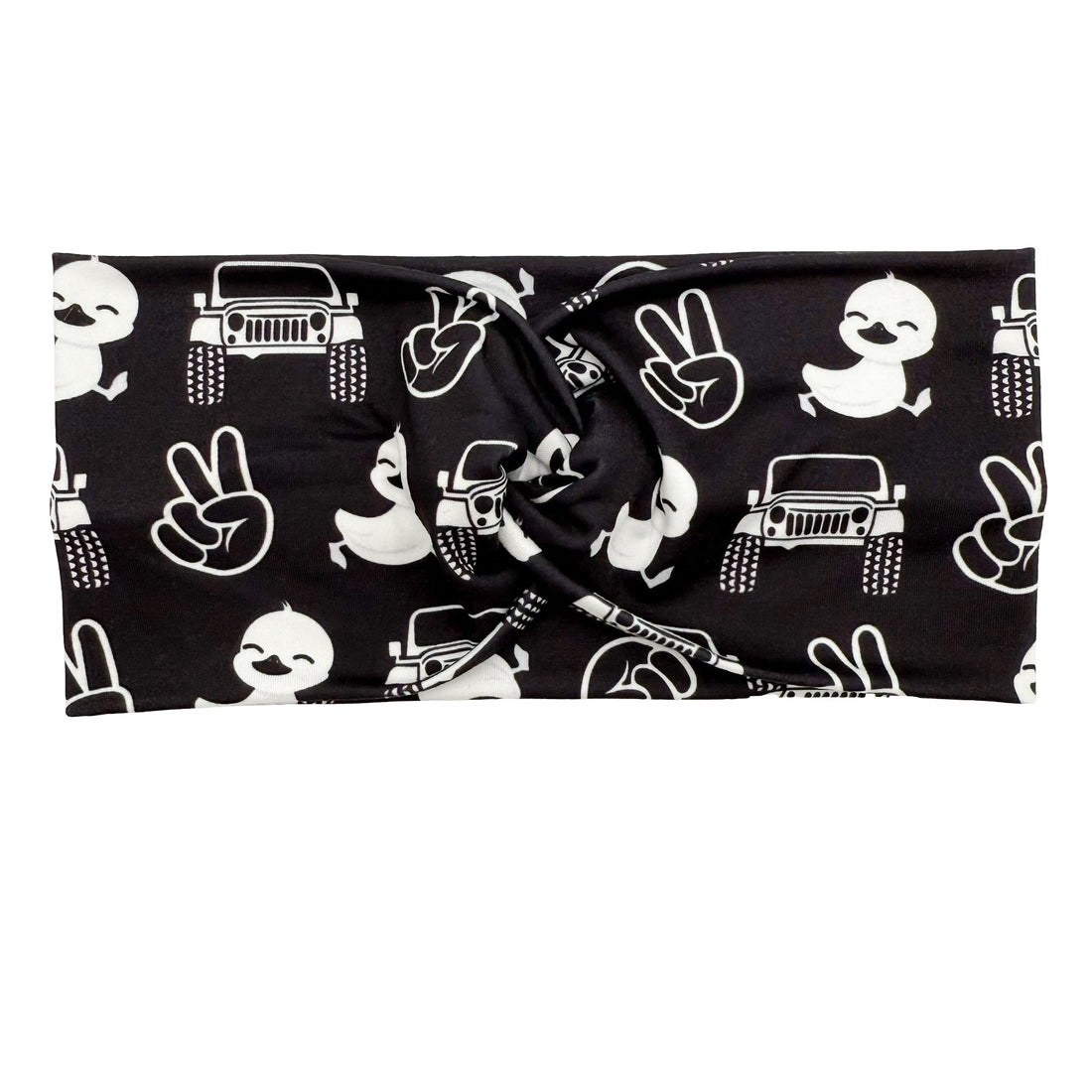 Jeep &amp; Rubber Duck -  Black Headband