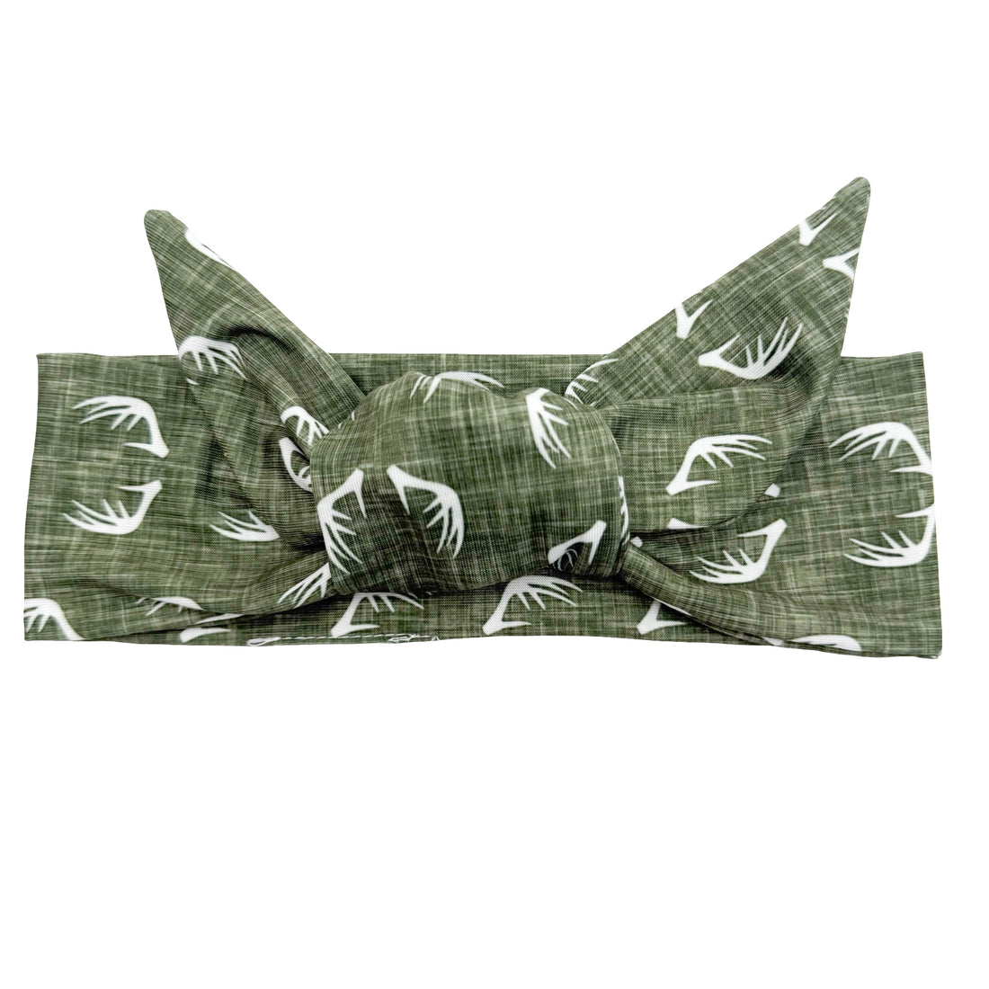 Deer Antlers Adjustable Tie Headband