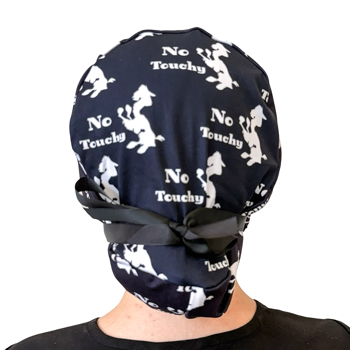 No Touchy - Soft Ponytail Scrub Cap