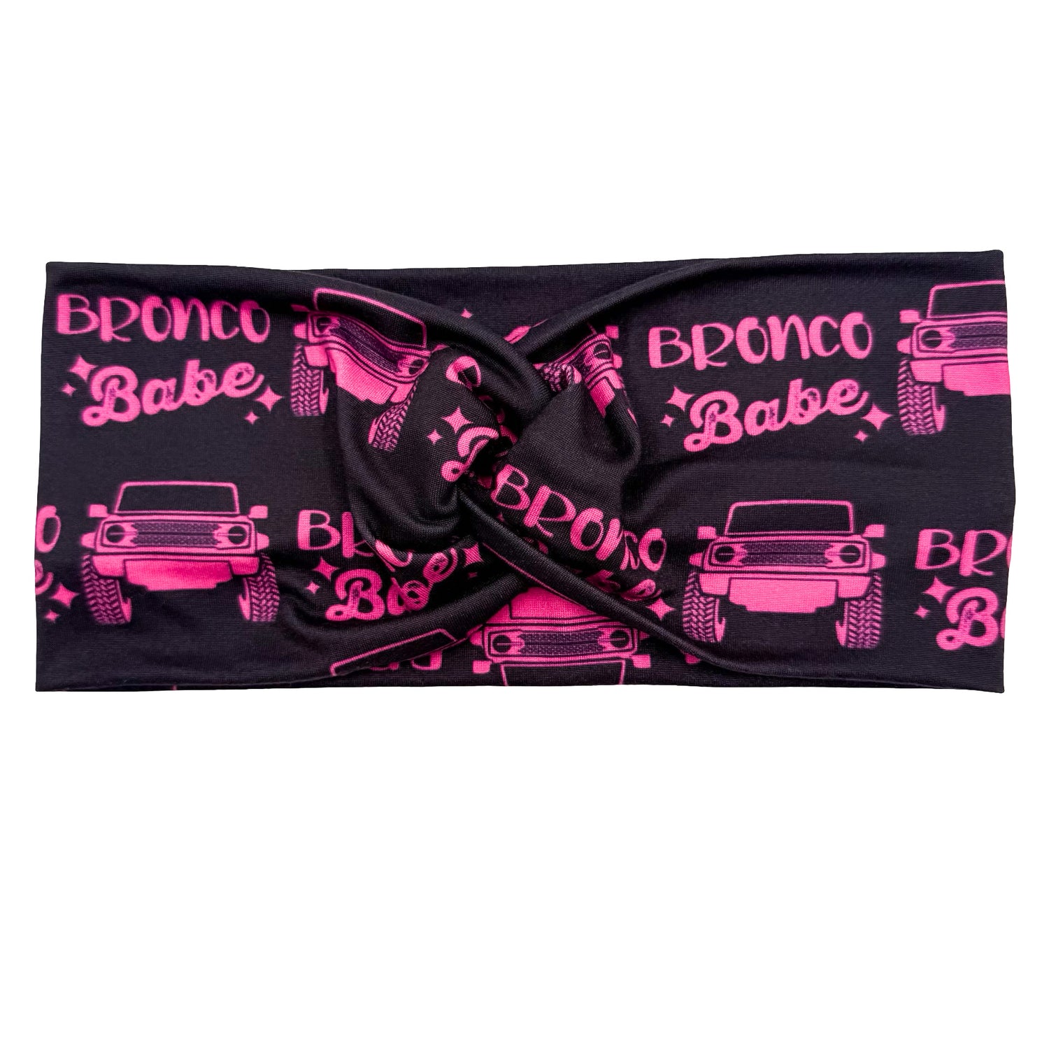 Bronco Babe - Black Headband
