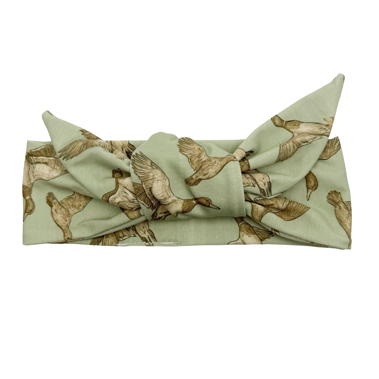 Ducks Adjustable Tie Headband