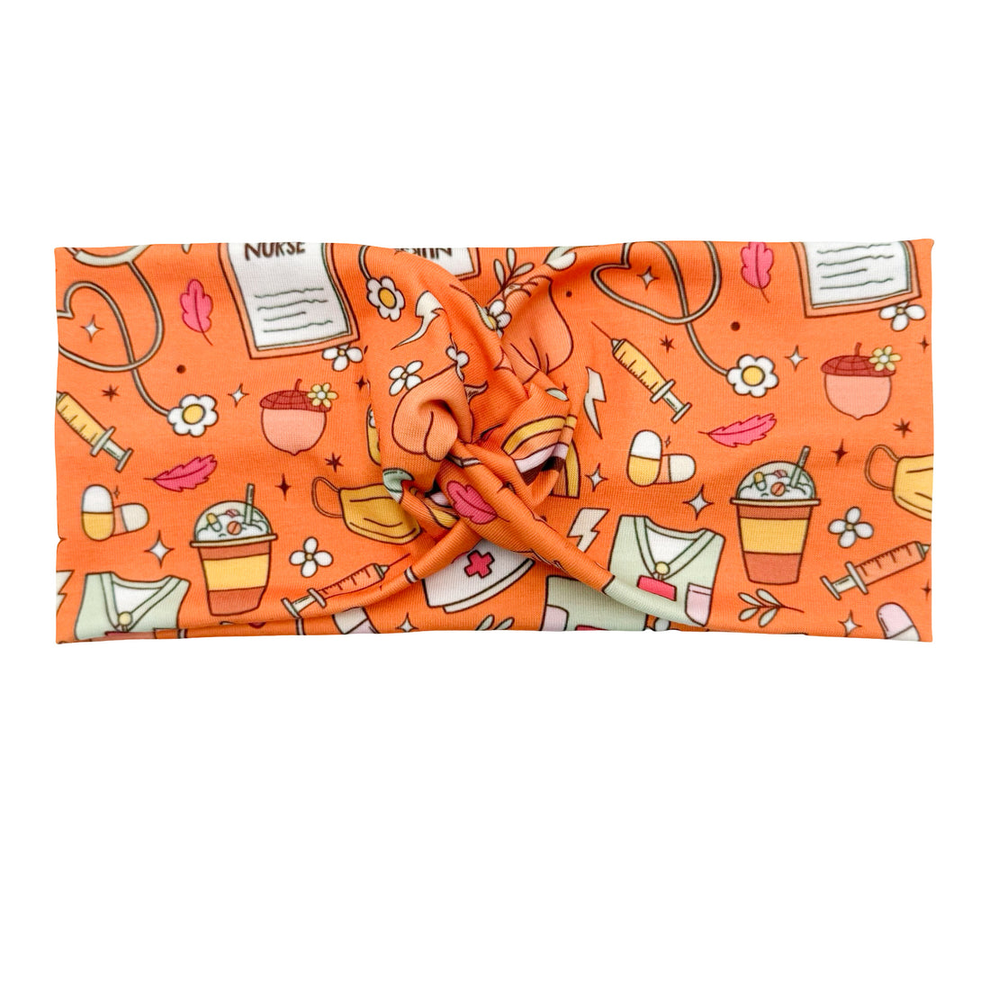 Fall Nurse Essentials - Orange Headband