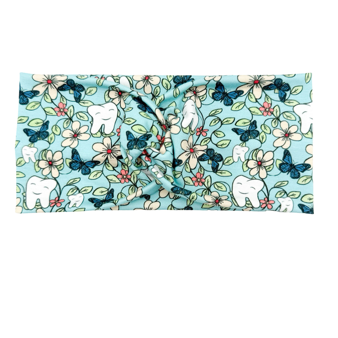 Floral Dental - Blue Headband