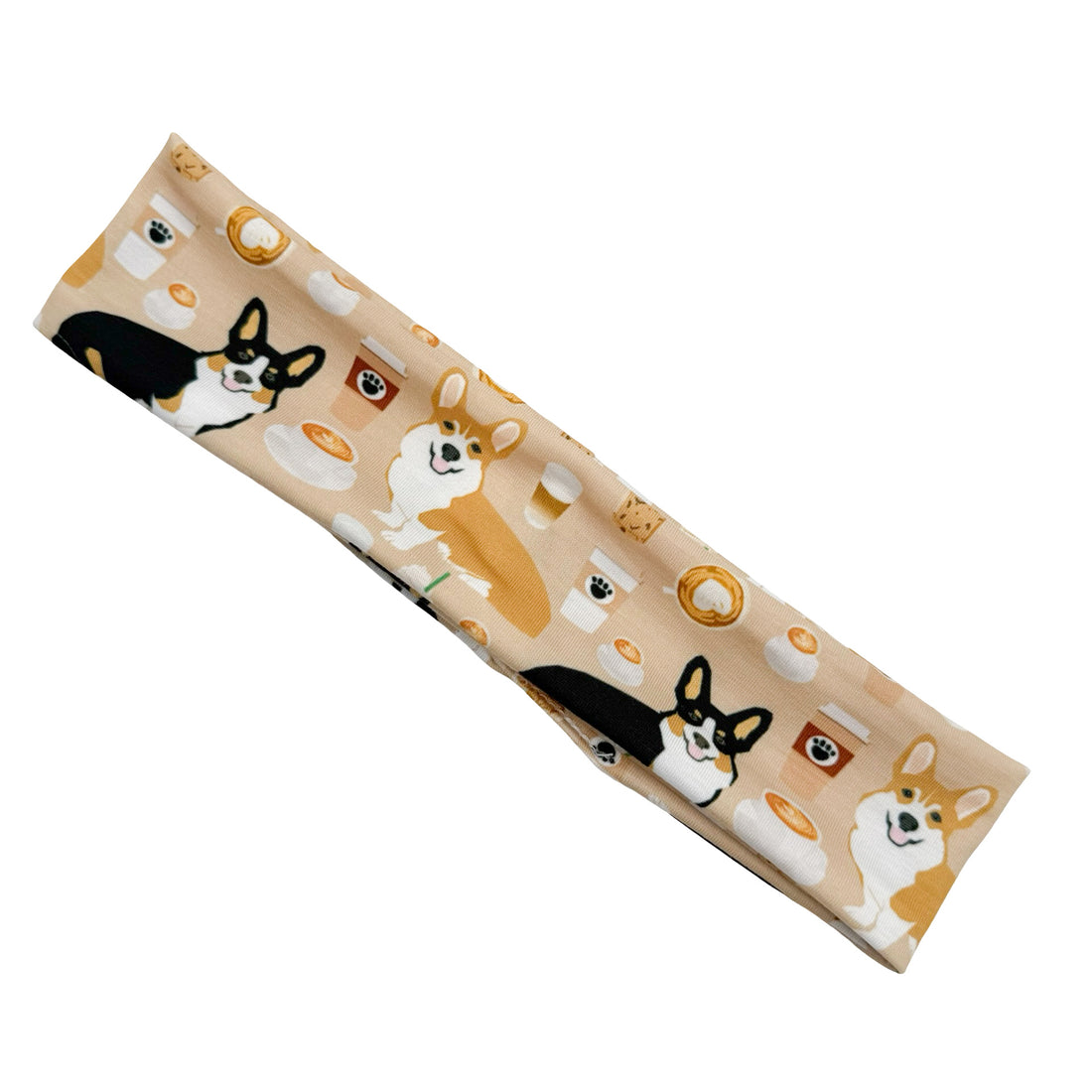 Corgi Dogs &amp; Coffee Athletic Headband