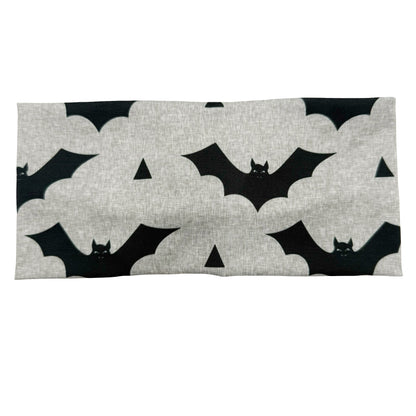*Limited Edition* Black Bats - Gray Headband