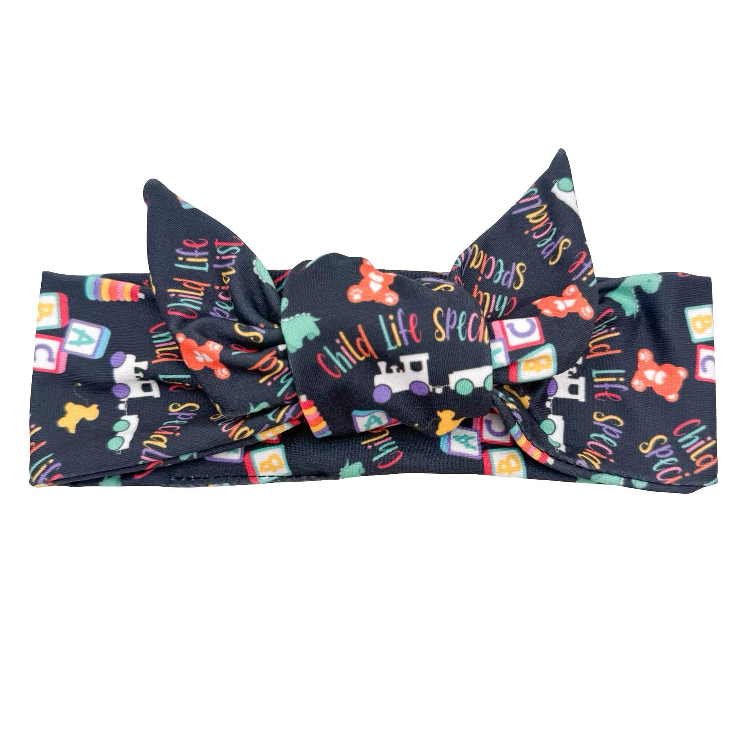 Child Life Specialist Adjustable Tie Headband