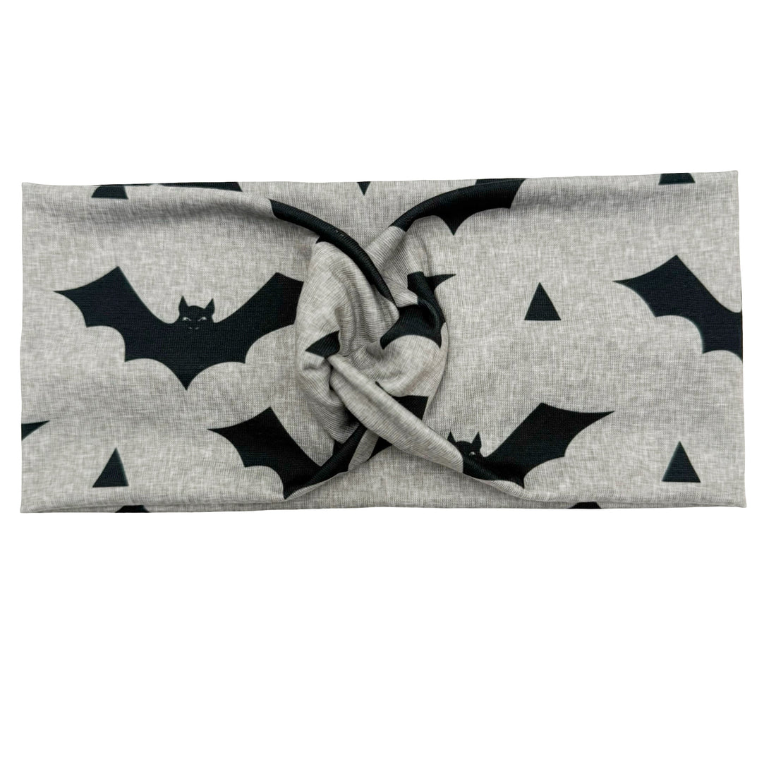 *Limited Edition* Black Bats - Gray Headband